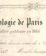 Korrespondierendes ausländisches Mitglied der »Société d'Anthropologie de Paris«, Paris, Frankreich. (34,5 cm x 26,0 cm)