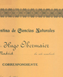 Korrespondierendes Mitglied der Academia de la Sociedad Argentina de Ciencias Naturales«, Buenos Aires, Argentinien. (65,3 cm x 50,1 cm)