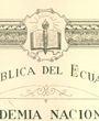 Korrespondierendes Mitglied »Academia Nacional de Historia« der Republik Ecuador, Quito, Ecuador. (25,1 cm x 39,3 cm) 