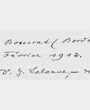 Verso: Beschriftet von H.O.: Le Buscat (Bordeaux) Février 1912. H. O. - Dr. G. Lalanne; - H. Breuil
				Verbleib: Archiv der Hugo Obermaier-Gesellschaft, Erlangen.  